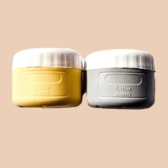 Set 6 Silicone Cosmetic Travel Containers, Paddles ~ 1.7 Fl Oz ~ TSA Appr. ~ NEW - Picture 7 of 9